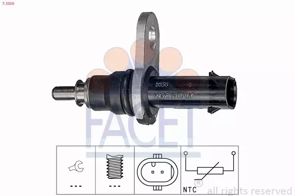 FACET CZUJNIK TEMPERATURY WODY 7.3356 