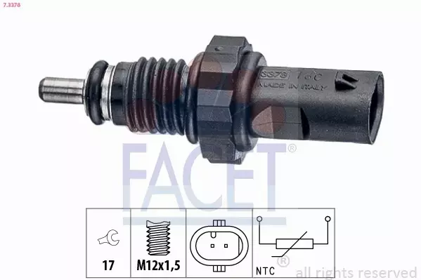 FACET CZUJNIK TEMPERATURY WODY 7.3378 