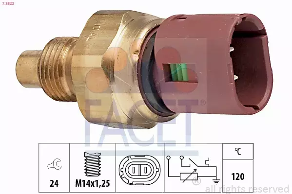 FACET CZUJNIK TEMPERATURY WODY 7.3522 