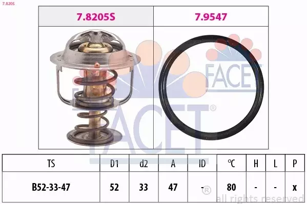 FACET TERMOSTAT 7.8205 