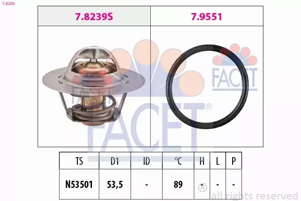 FACET TERMOSTAT 7.8239 