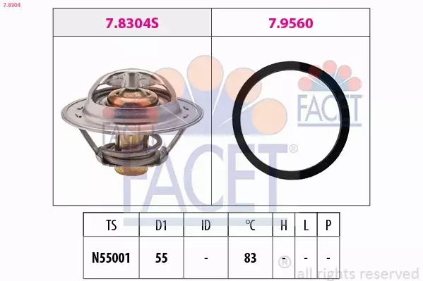 FACET TERMOSTAT 7.8304 