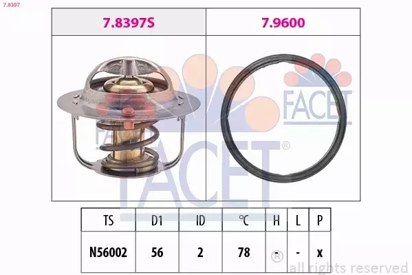 FACET TERMOSTAT 7.8397 