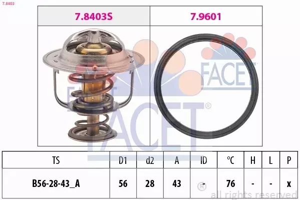 FACET TERMOSTAT 7.8403 