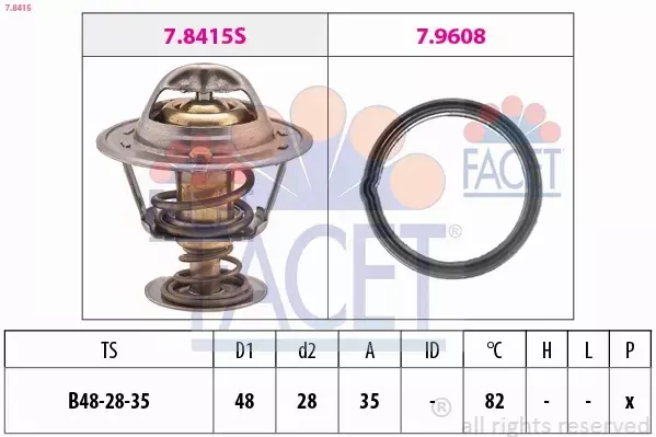 FACET TERMOSTAT 7.8415 