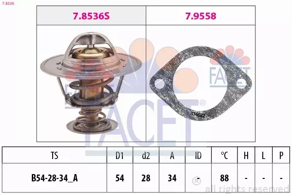 FACET TERMOSTAT 7.8536 