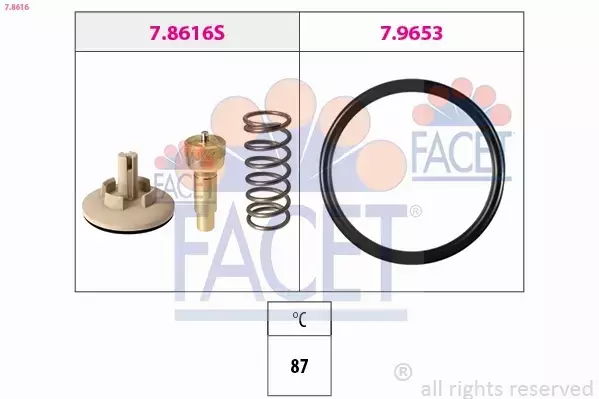 FACET TERMOSTAT 7.8616 