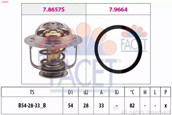 FACET TERMOSTAT 7.8657 