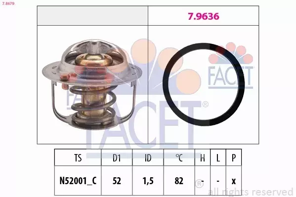 FACET TERMOSTAT 7.8679 