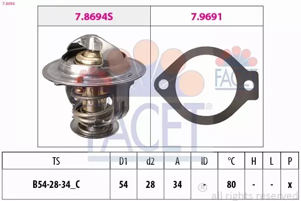 FACET TERMOSTAT 7.8694 