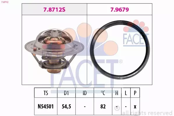 FACET TERMOSTAT 7.8712 