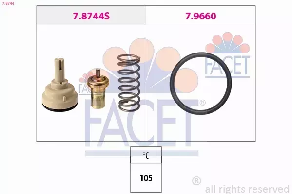 FACET TERMOSTAT 7.8744 