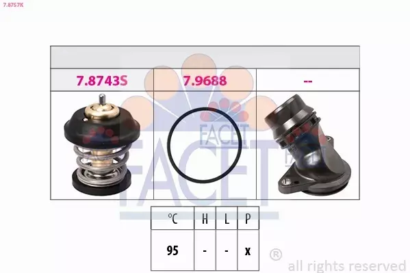 FACET TERMOSTAT 7.8757K 