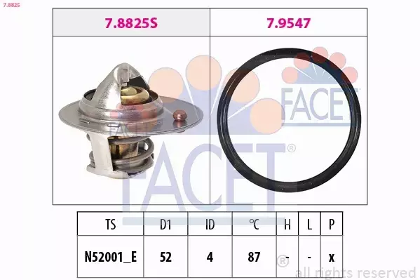 FACET TERMOSTAT 7.8825 