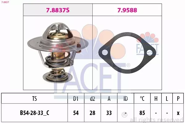 FACET TERMOSTAT 7.8837 