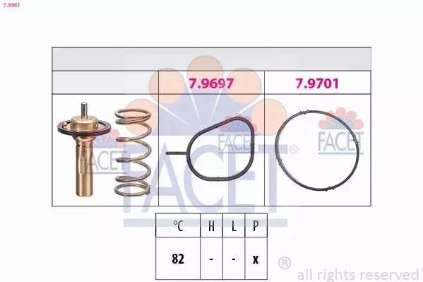 FACET TERMOSTAT 7.8961 