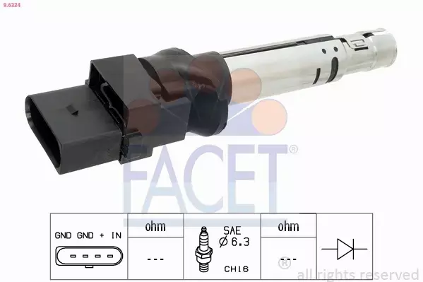 FACET CEWKA ZAPŁONOWA 9.6334 