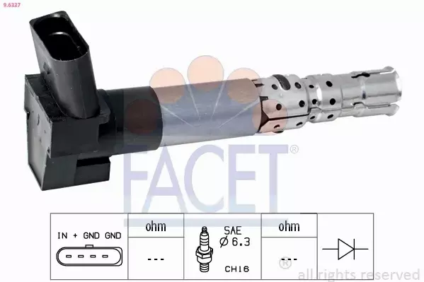 FACET CEWKA ZAPŁONOWA 9.6337 