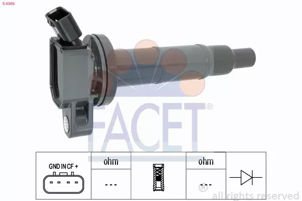 FACET CEWKA ZAPŁONOWA 9.6366 