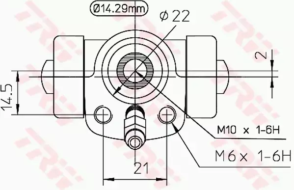 TRW CYLINDEREK HAMULCOWY BWA108 