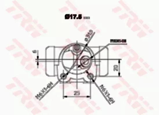 TRW CYLINDEREK HAMULCOWY TYŁ THALIA I (LB_) 