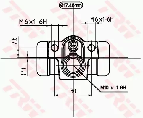 TRW CYLINDEREK HAMULCOWY TYŁ BWC244 