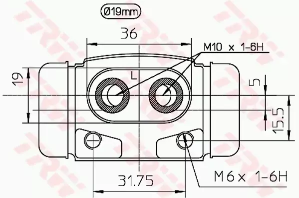 TRW CYLINDEREK HAMULCOWY BWD101 