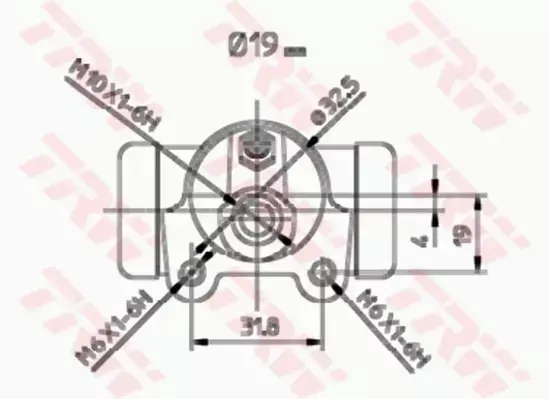 TRW CYLINDEREK HAMULCOWY BWD183 