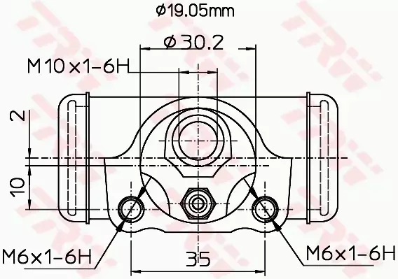 TRW CYLINDEREK HAMULCOWY BWD337 