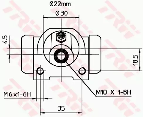 TRW CYLINDEREK HAMULCOWY BWF253 