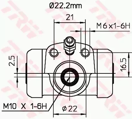 TRW CYLINDEREK HAMULCOWY BWH377 