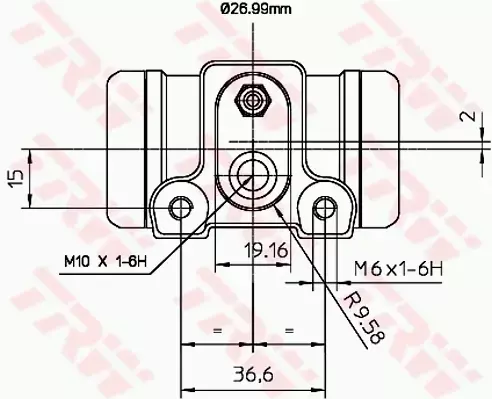 TRW CYLINDEREK HAMULCOWY BWN240 