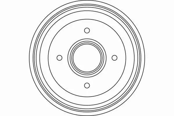 TRW BĘBEN HAMULCOWY TYŁ DB4066 