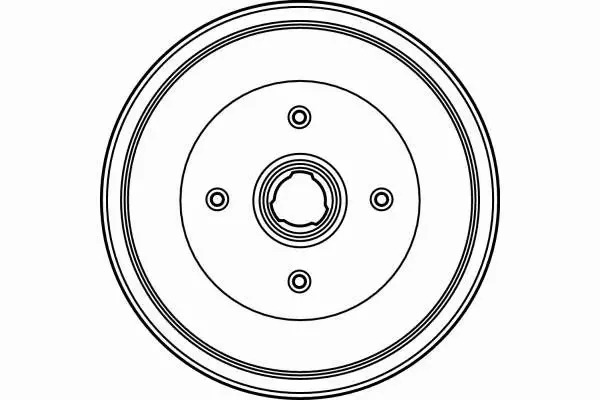 TRW BĘBEN HAMULCOWY TYŁ VW (SVW) GOL 
