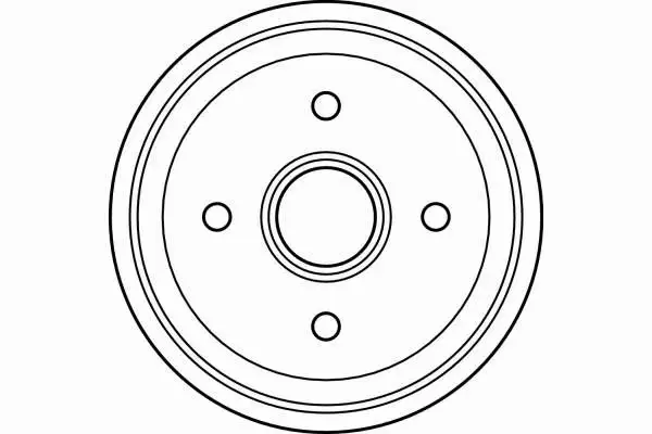 TRW BĘBEN HAMULCOWY TYŁ DB4160 