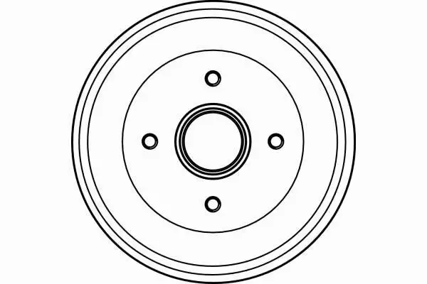 TRW BĘBEN HAMULCOWY TYŁ ELYSEE (R31) 