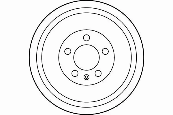 TRW BĘBEN HAMULCOWY TYŁ SKODA ROOMSTER (5J) 