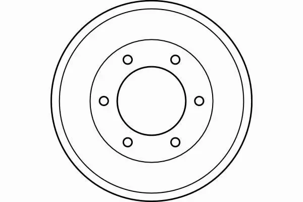 TRW BĘBEN HAMULCOWY TYŁ DB4281 
