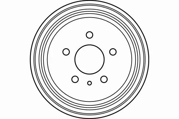 TRW BĘBEN HAMULCOWY TYŁ HOLDEN ZAFIRA (TT) 