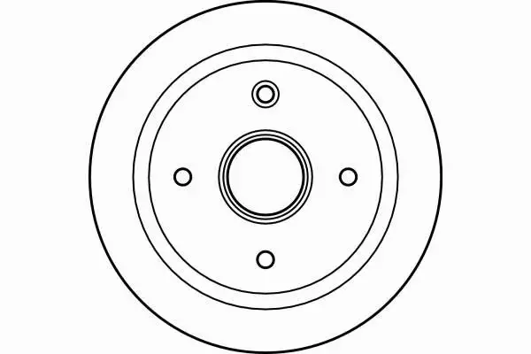 TRW BĘBEN HAMULCOWY TYŁ CORSA Mk II (C) (X01) 