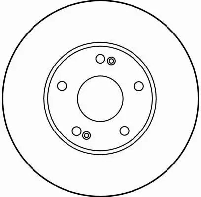 TRW TARCZA HAMULCOWA DF1036 