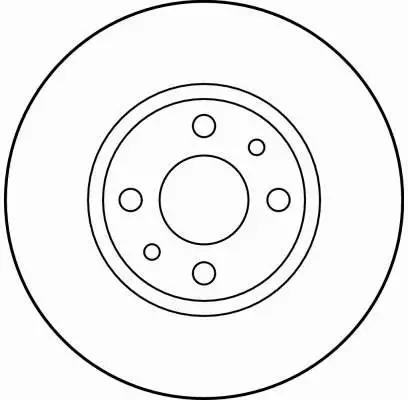 TRW TARCZA HAMULCOWA ALFA ROMEO 164 FIAT STILO 