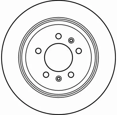 TRW TARCZE HAMULCOWE TYŁ DF2582 