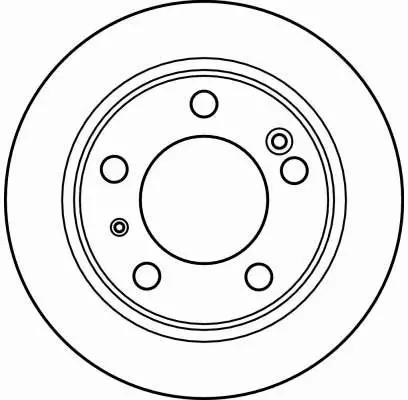 TRW TARCZE HAMULCOWE TYŁ DF2583 