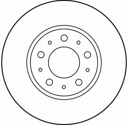 TRW TARCZE PRZÓD VOLVO 850 940 960 S70 V70 V90  