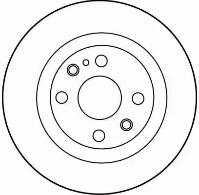 TRW TARCZE HAMULCOWE TYŁ MAZDA MX-5 II (NB) 