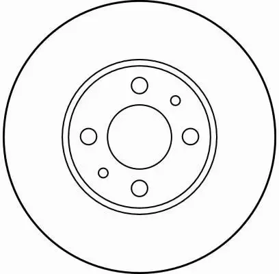 TRW TARCZE + KLOCKI PRZÓD FIAT LINEA 500 257MM 