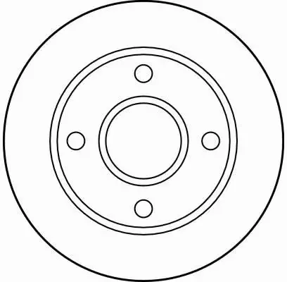 TRW TARCZE PRZÓD FORD KA FIESTA IV 239,5MM KRK PRZ 