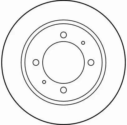 TRW TARCZE + KLOCKI TYŁ VOLVO S40 V40 260MM 