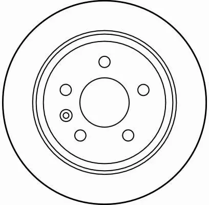 TRW TARCZE TYŁ MERCEDES KLASA V VITO (638) 280MM T 